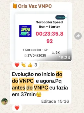 Depoimento de aluno do Método VNPC